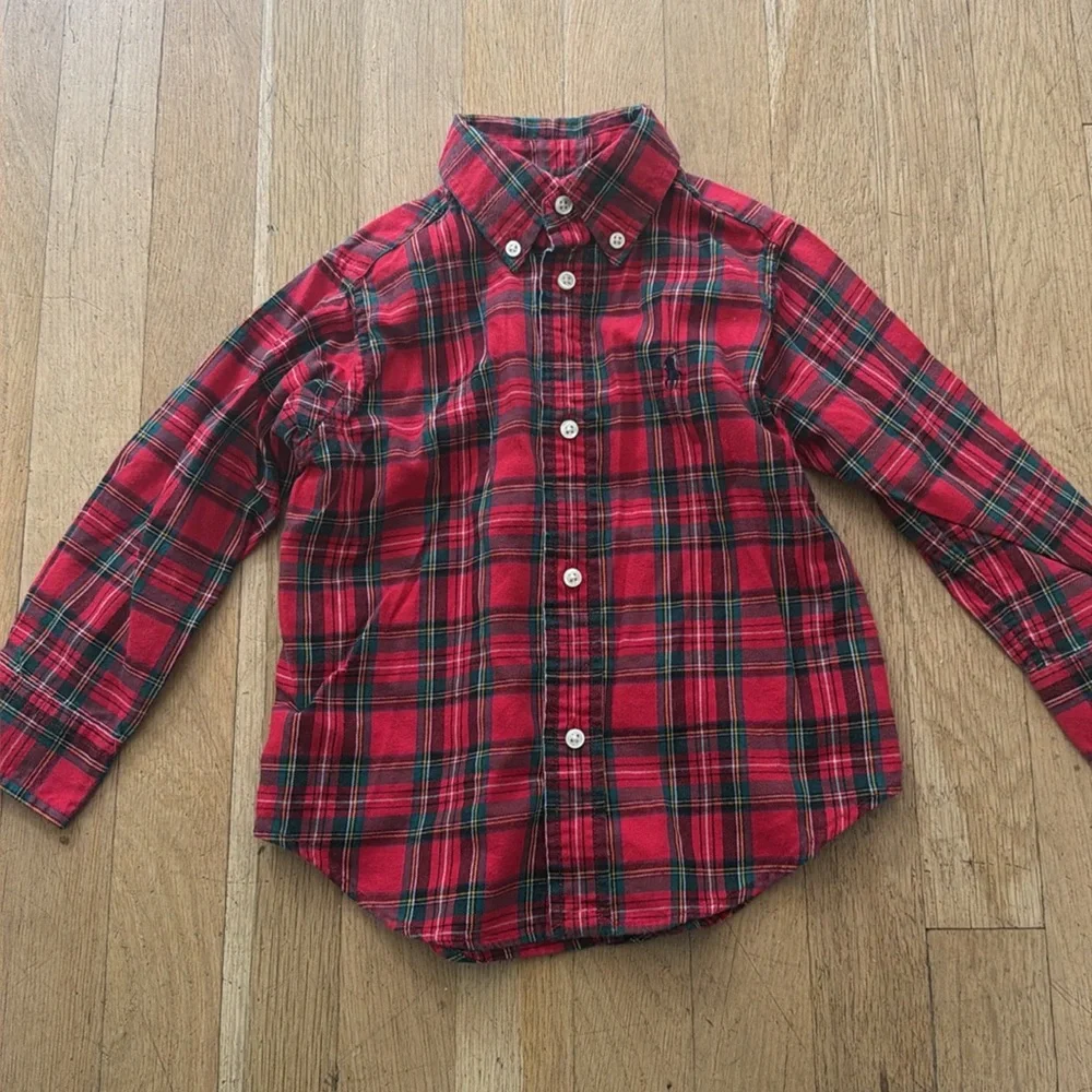 Ralph Lauren Plaid Shirt, size 2t.